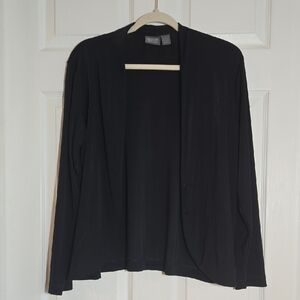 Additions By Chico's Black Open-Front Cardigan Size Chico's 2 US Large